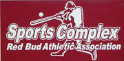 Red Bud Athletic Association - Balls-n-Strikes Youth Baseball Instruction & Softball Instruction Training Facilities Partner